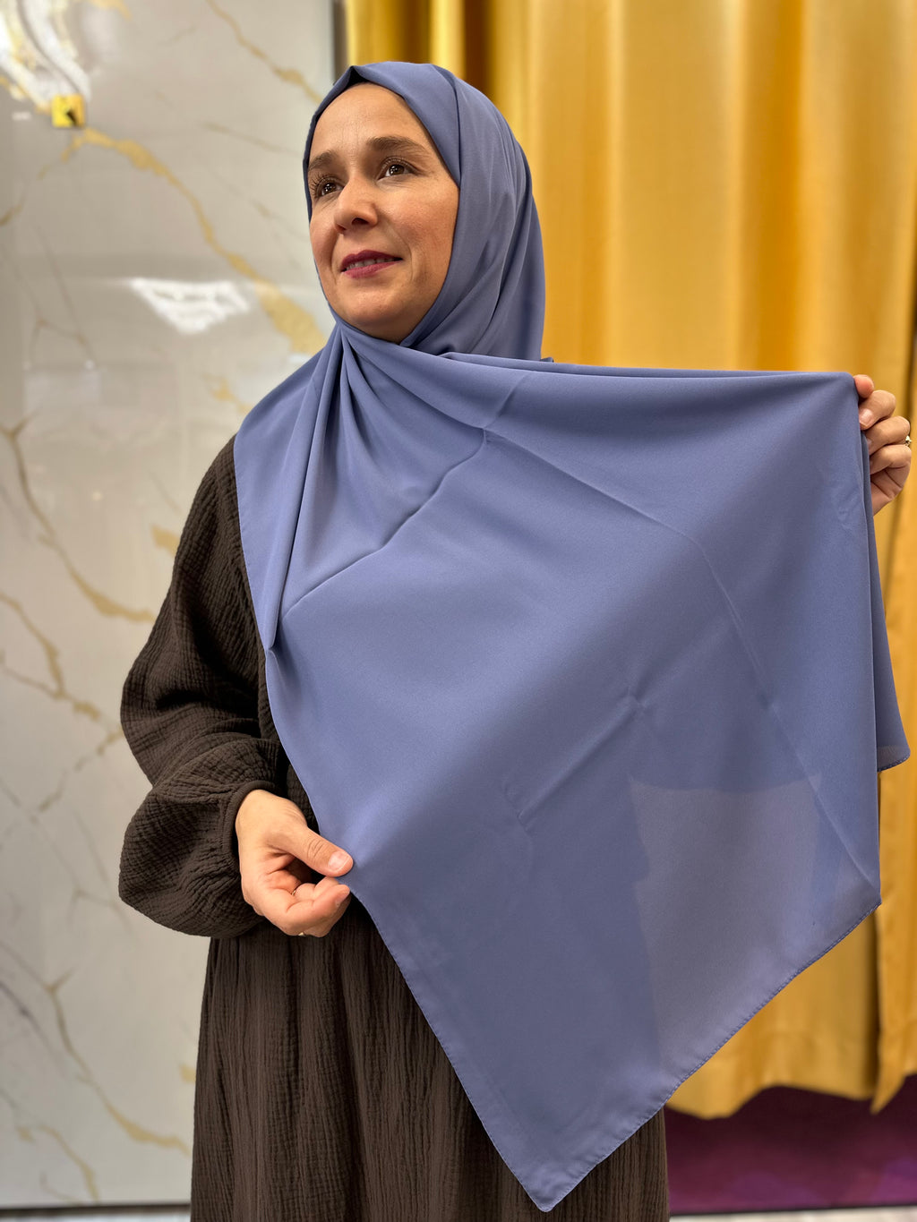 Krepp Hijab