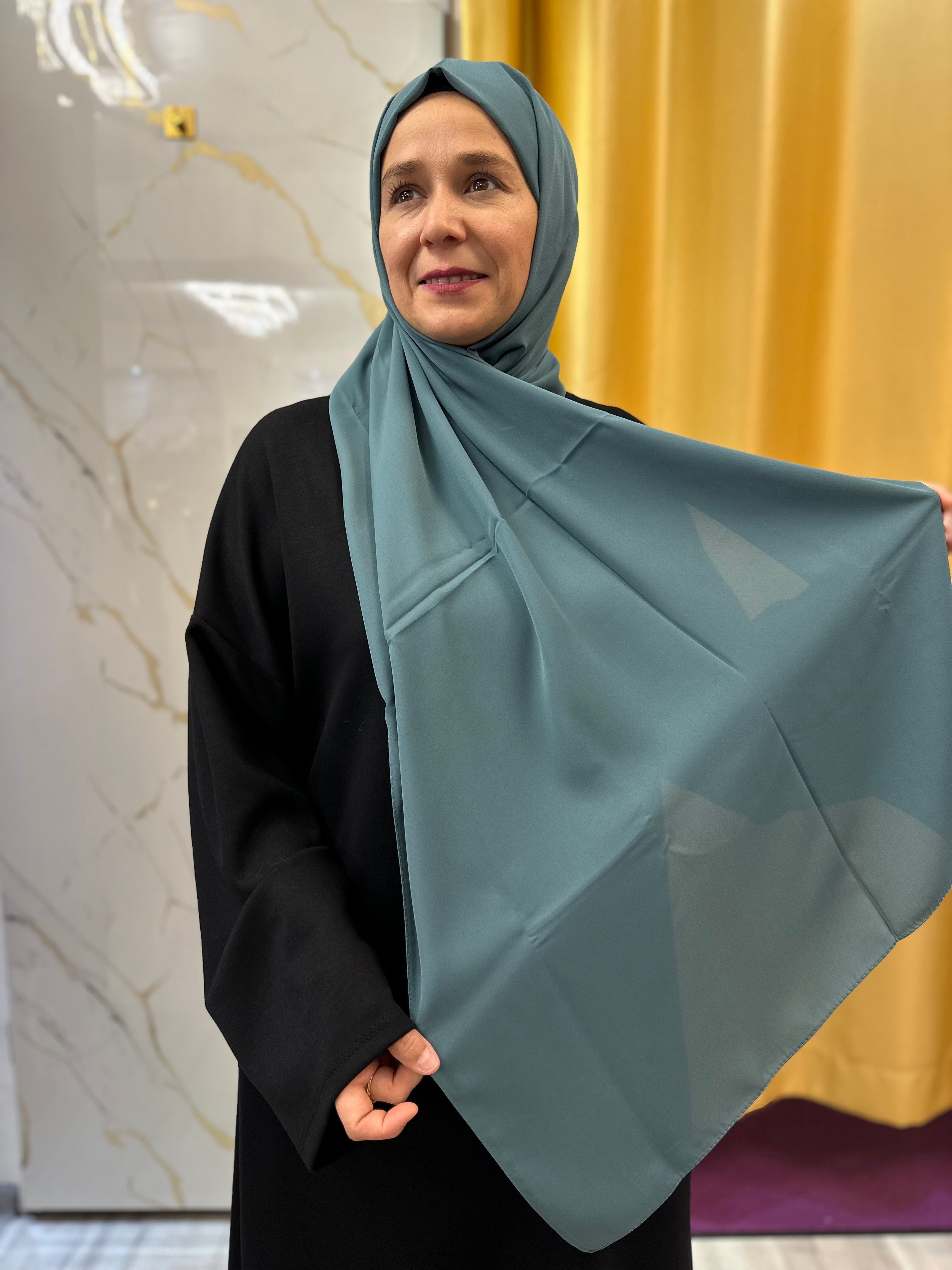 Krepp Hijab