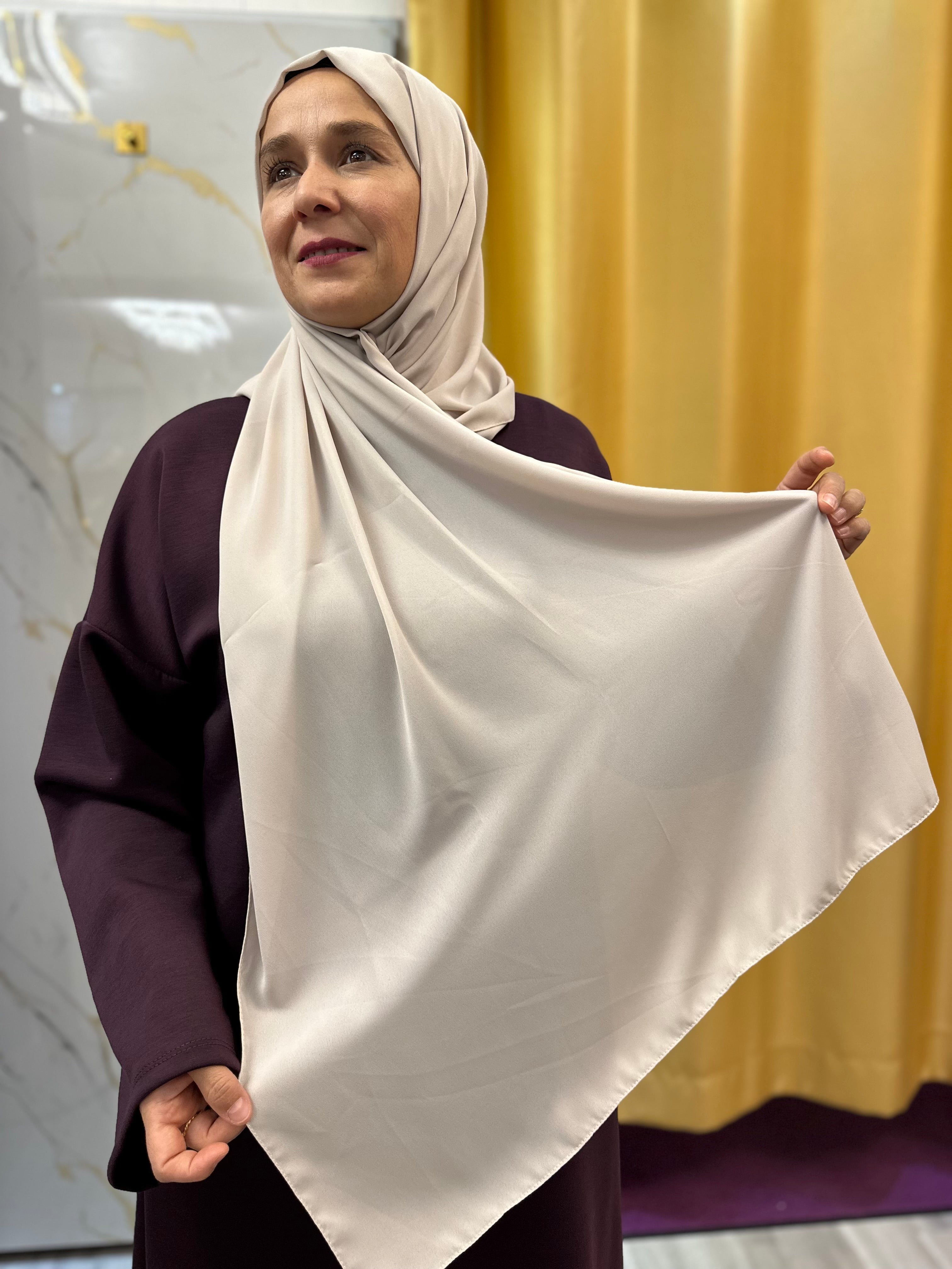 Krepp Hijab