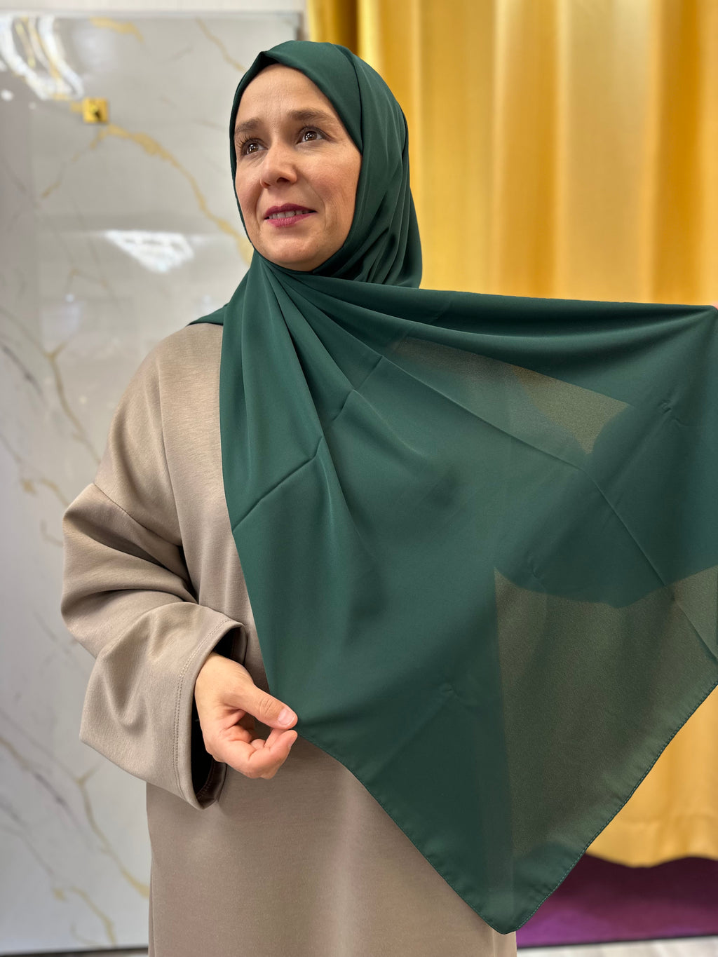 Krepp Hijab