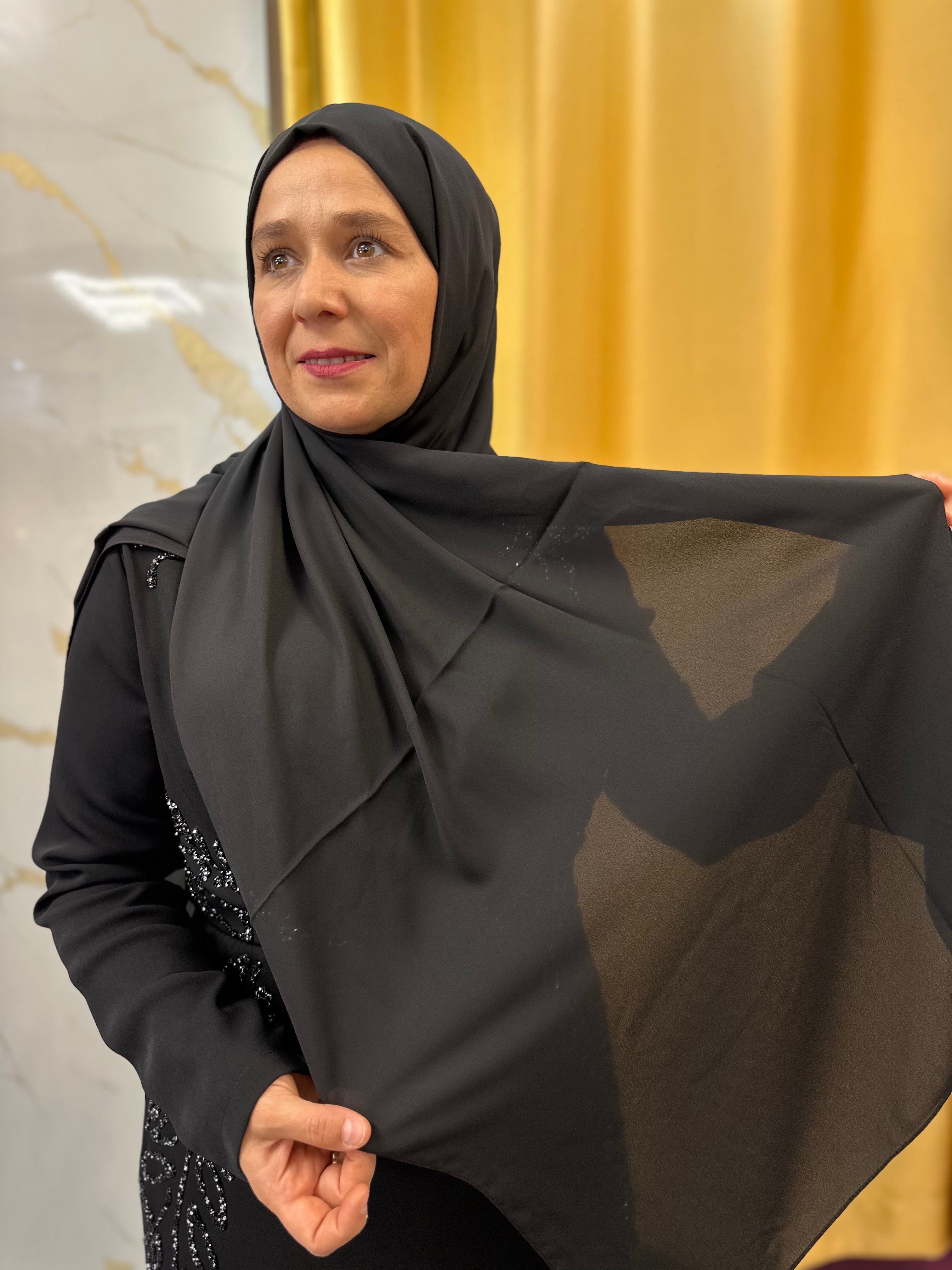 Krepp Hijab