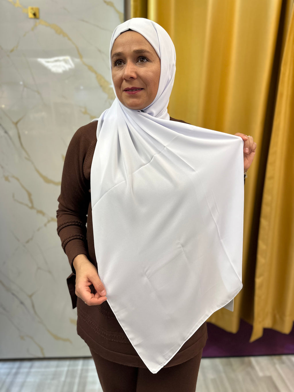 Krepp Hijab