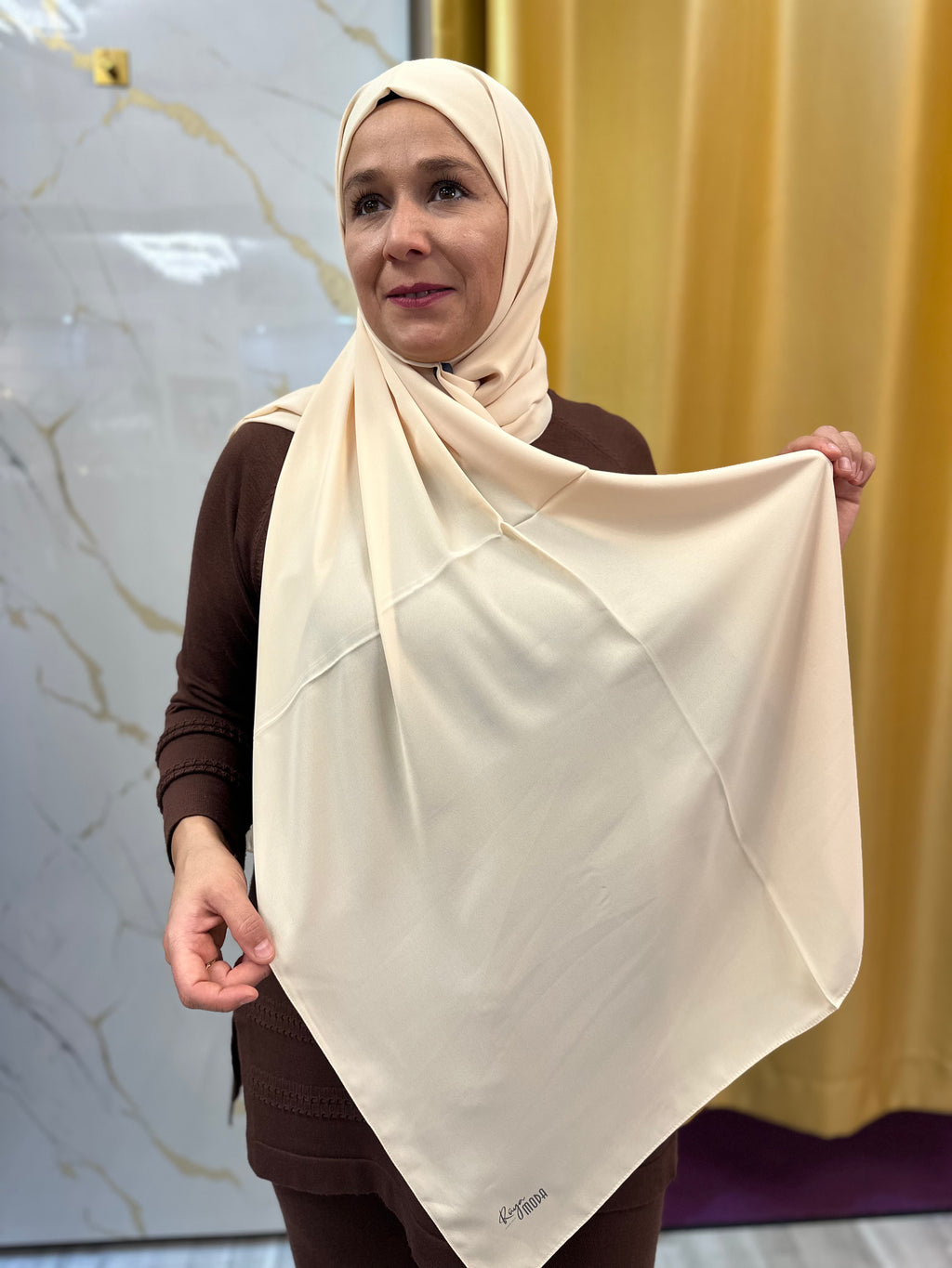 Krepp Hijab