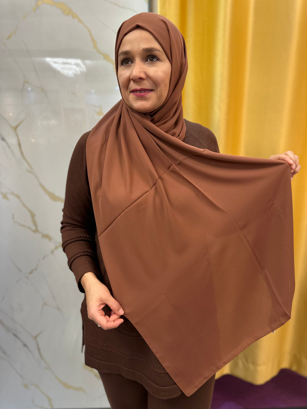 Krepp Hijab
