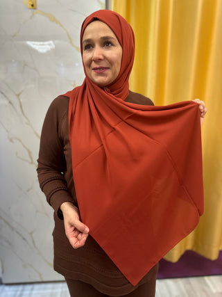 Krepp Hijab