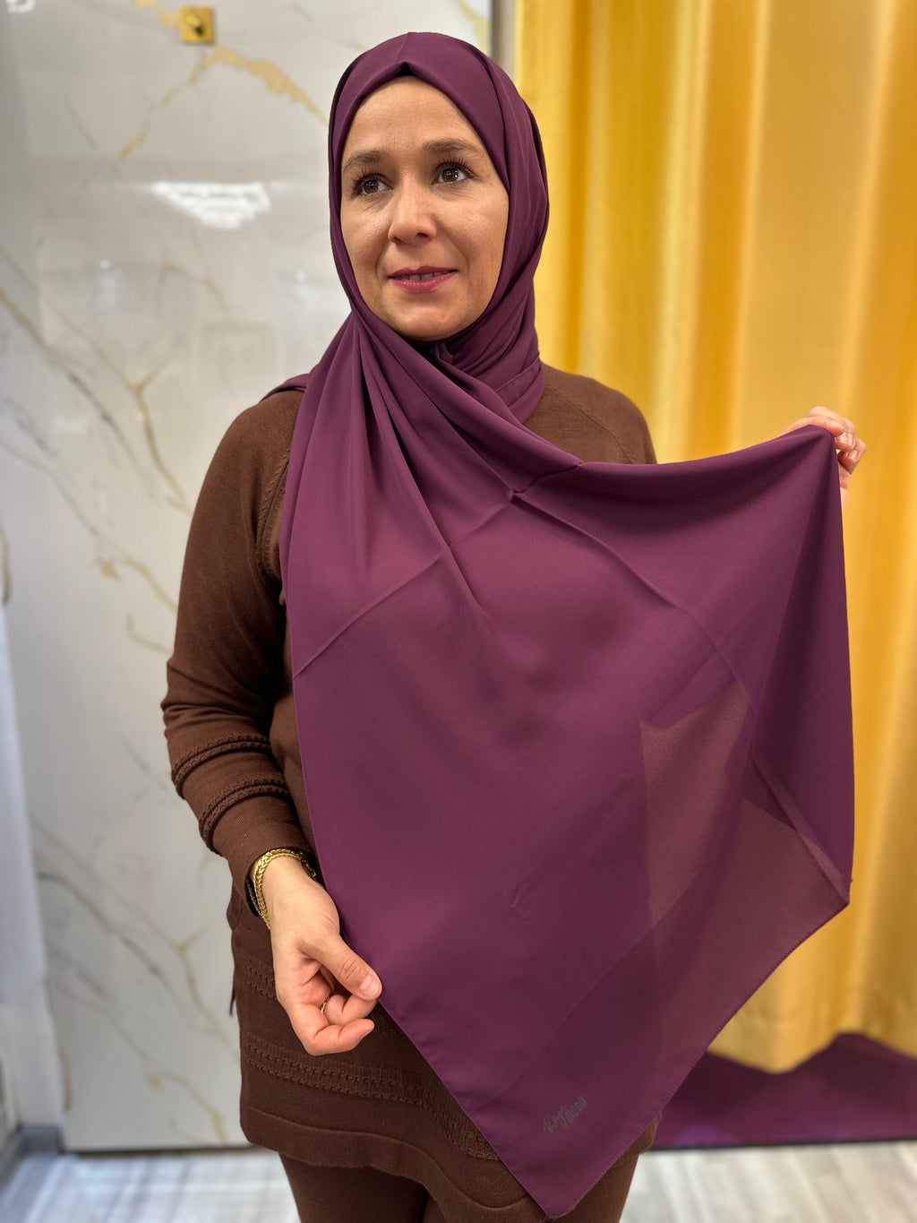 Krepp Hijab