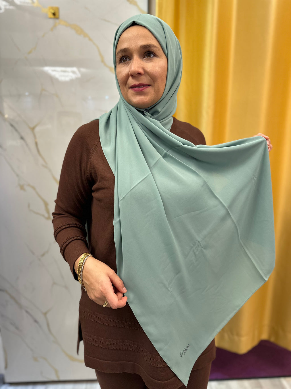 Krepp Hijab