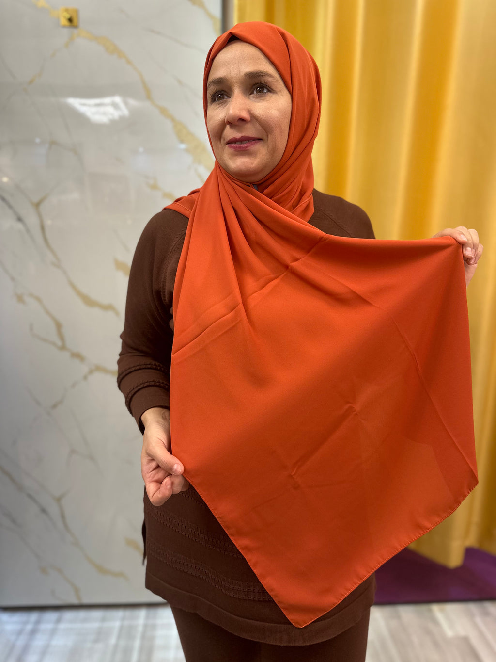 Krepp Hijab