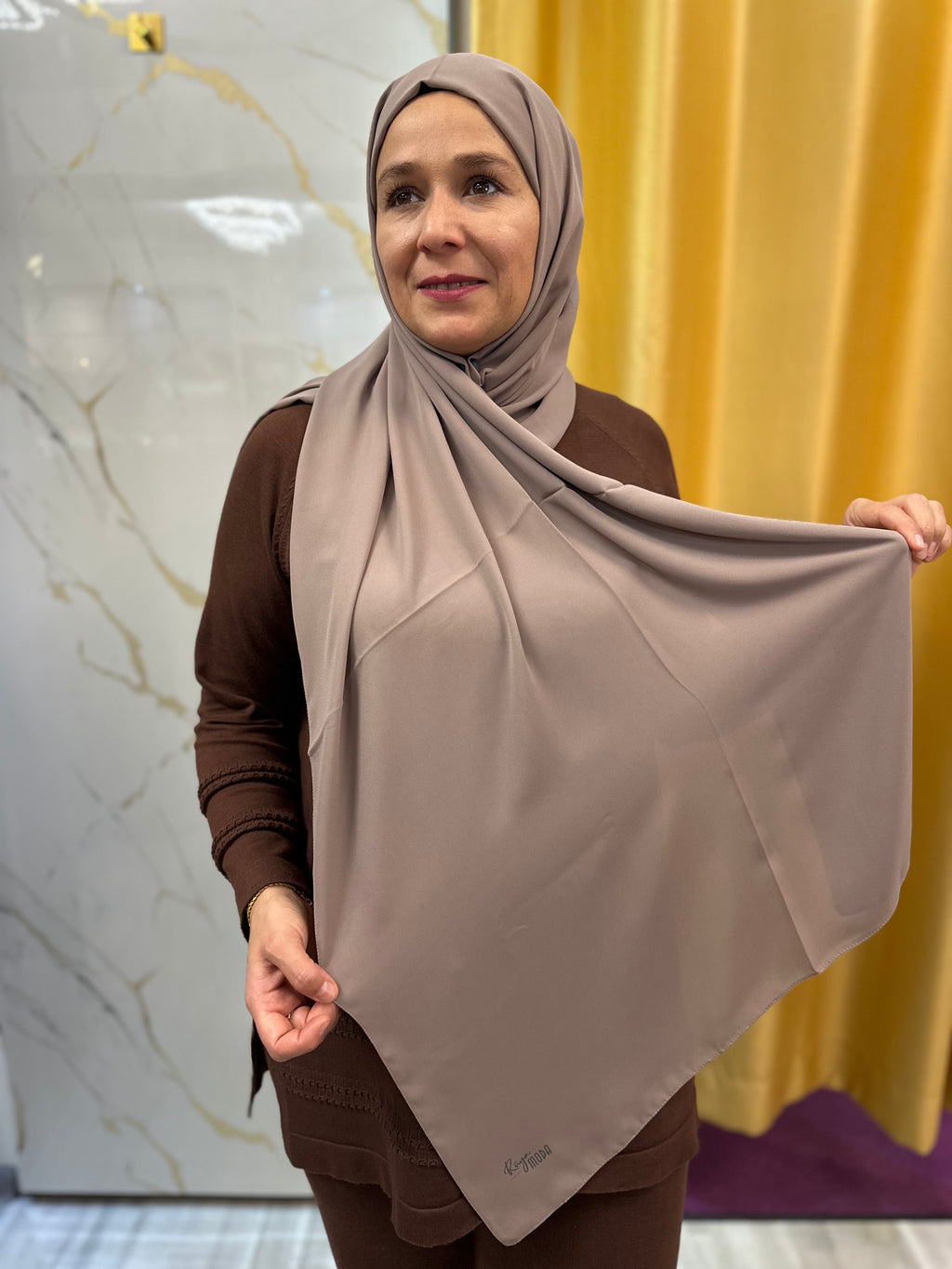 Krepp Hijab