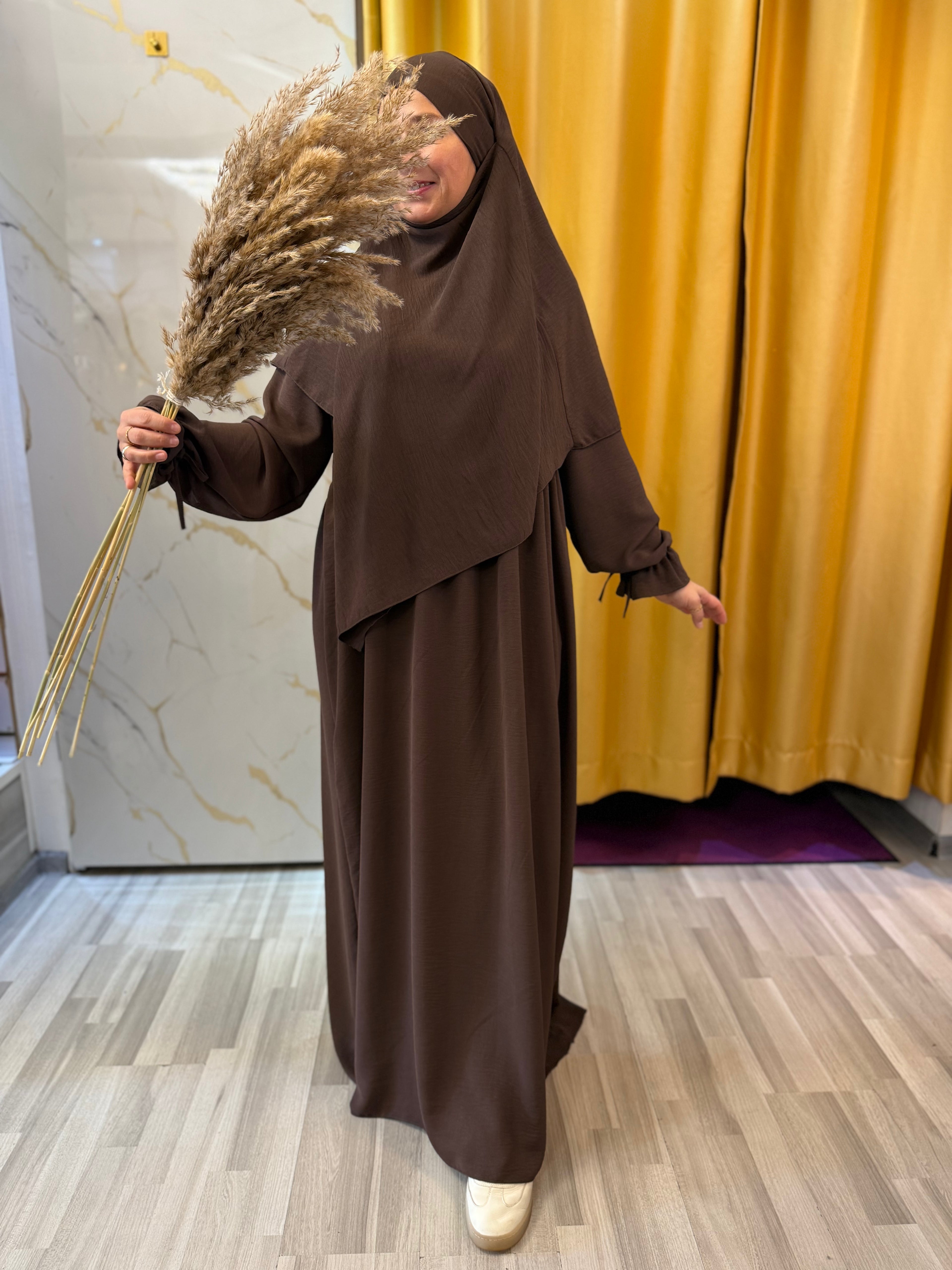 NUR -  Abaya Set mit Khimar