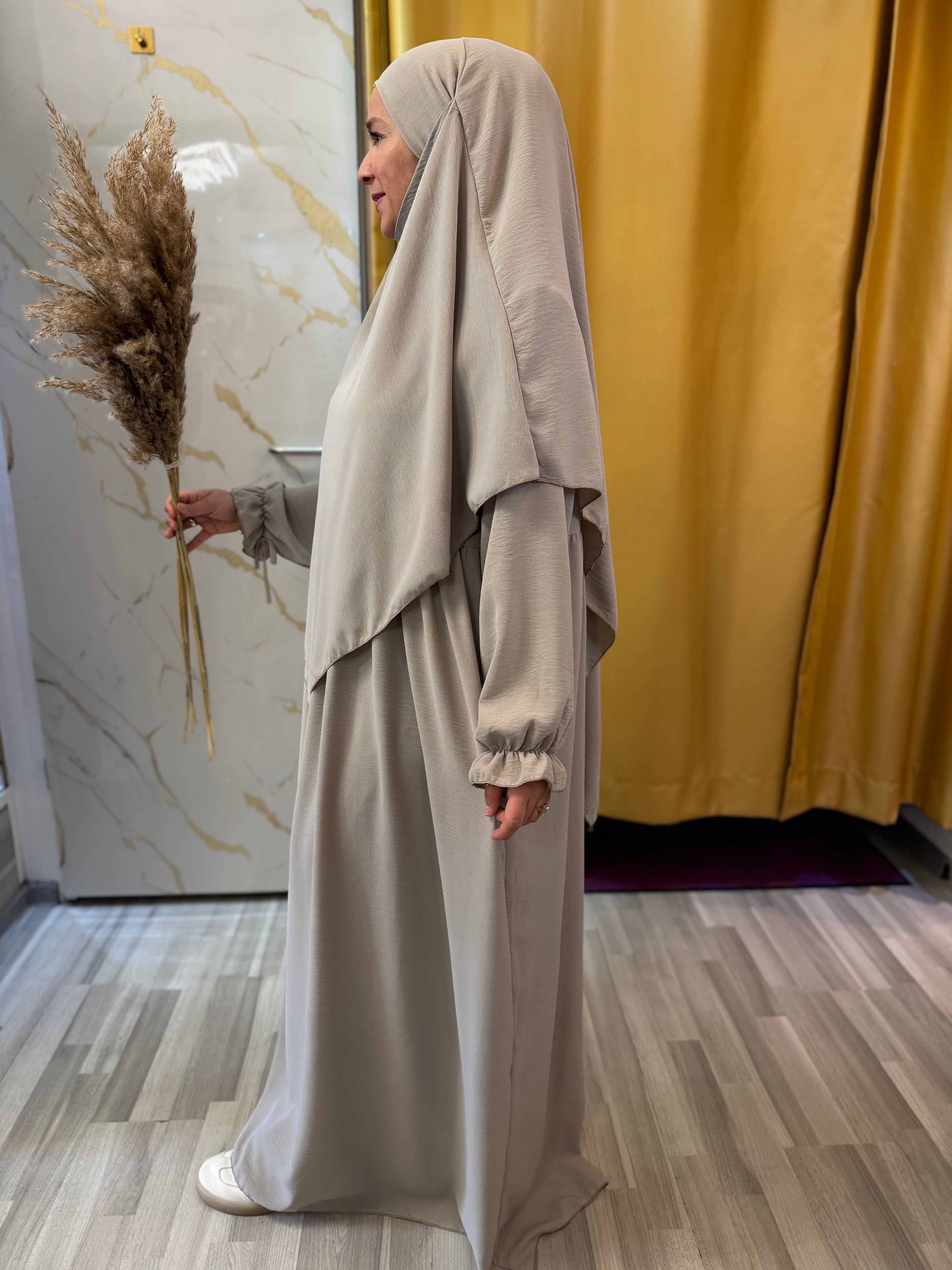 NUR -  Abaya Set mit Khimar