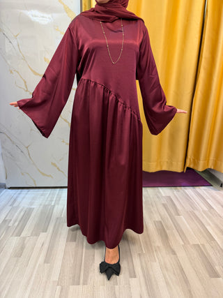 Satin- Kleid