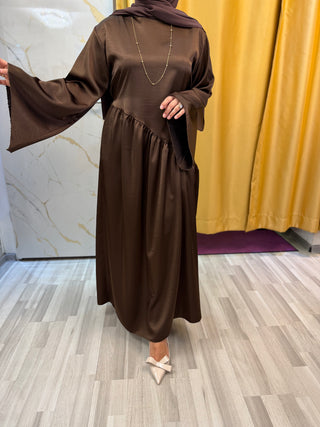Satin- Kleid