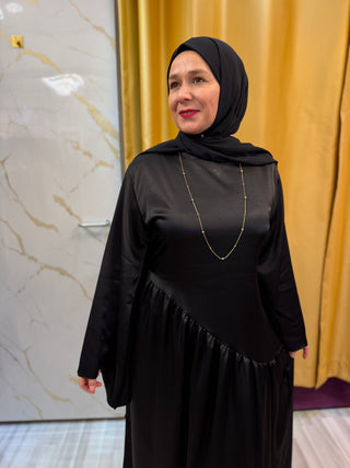 Satin- Kleid