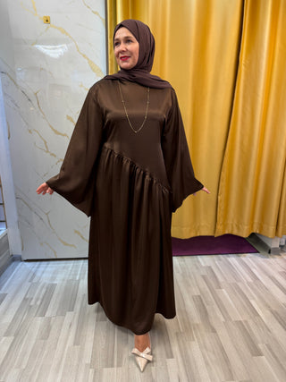 Satin- Kleid