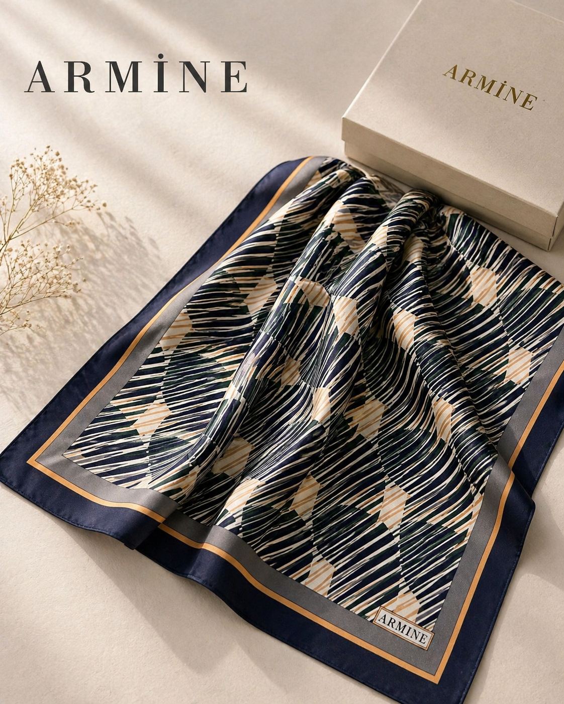 ARMINE - Seide Twill