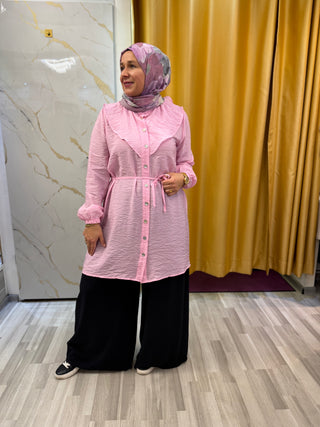 Rüya moda- Tunika aus Modal-Tüll