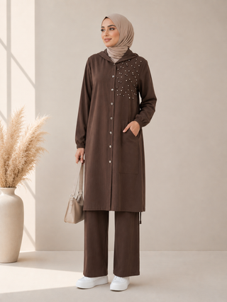Rüya moda - 2 Teiler mit Kapuzen ￼ Oberteil