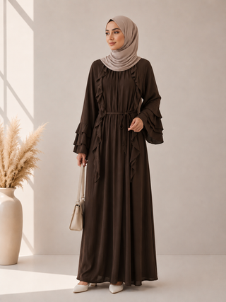 Rüya moda - Kleid mit Volantärmel