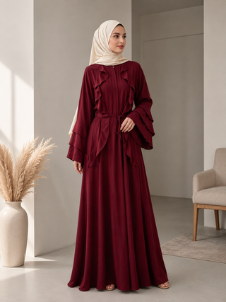 Rüya moda - Kleid mit Volantärmel