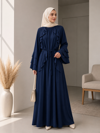 Rüya moda - Kleid mit Volantärmel