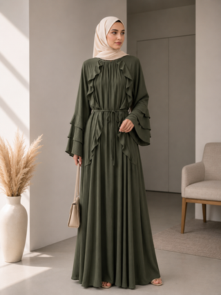 Rüya moda - Kleid mit Volantärmel