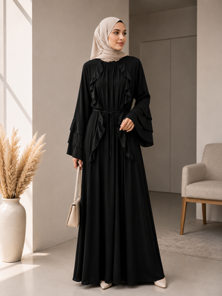 Rüya moda - Kleid mit Volantärmel