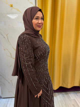 Rüya moda - Abendkleid mit Strassdetails