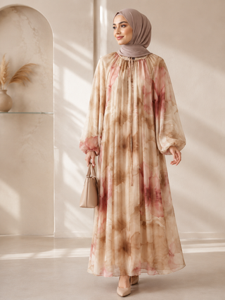 Chiffon Sommerkleid