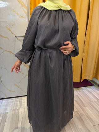 Ballon Ärmel Kleid