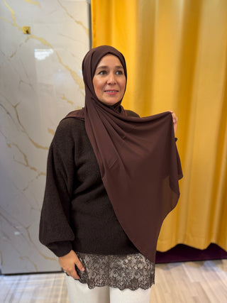 Krepp Hijab