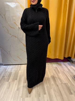 Zopfstrickkleid