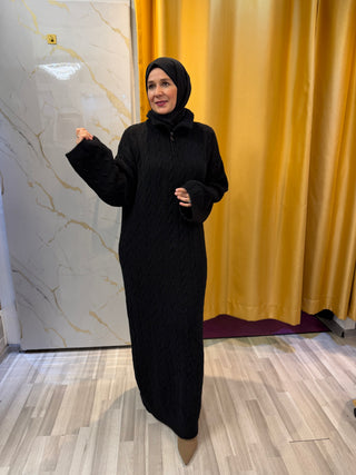 Zopfstrickkleid