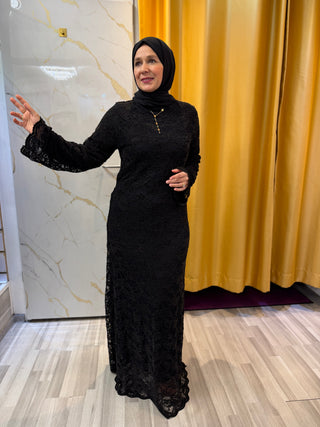 Elegantes Spitzenkleid