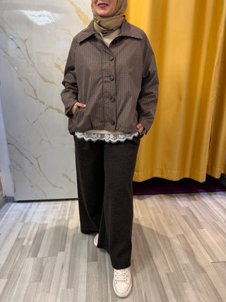 Jacke mit Karomuster
