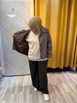 Jacke mit Karomuster