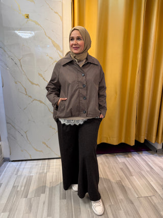 Jacke mit Karomuster