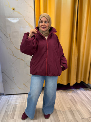 Pufferjacke mit Stehkragen
