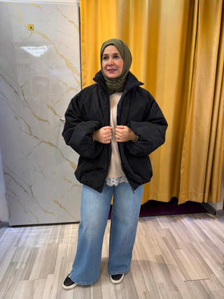 Pufferjacke mit Stehkragen