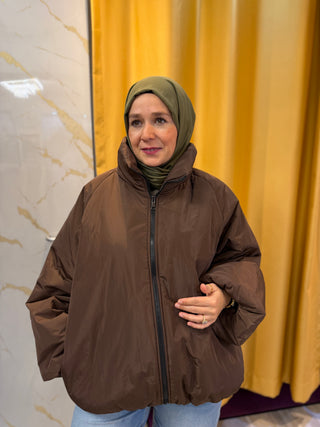 Pufferjacke mit Stehkragen
